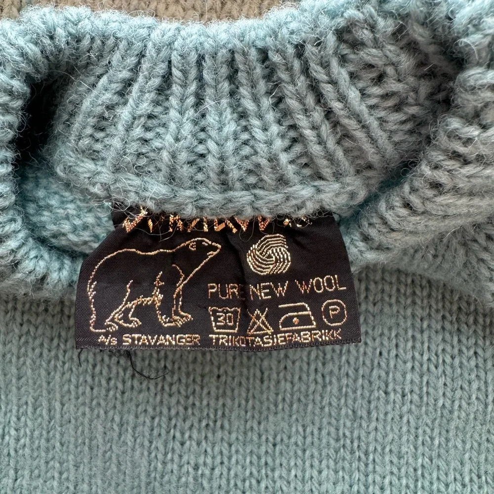 NORLENDER Pure New Wool Sweater Vintage Pullover Crewneck Norway Made